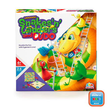 Addo Game - Wooden n Snakes Ladders and Ludo