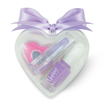 Unique Boutique Mini Heart Makeup Set