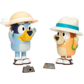 Bluey On Holiday Bluey & Bingo 2 Figure Pack