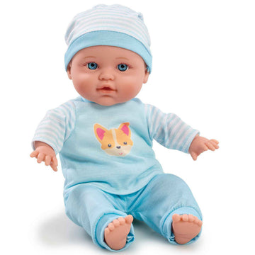Be My Baby Cuddly Baby Doll in Blue Outfit