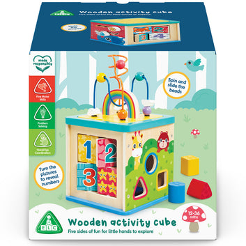 Early Learning Centre Wooden Cube Activity Toy