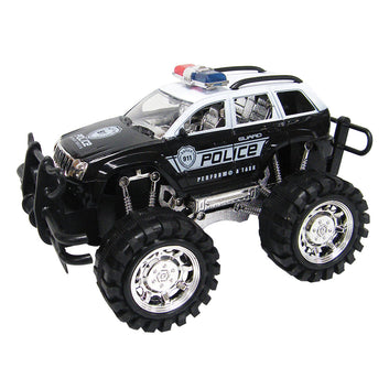 Police and Fire Rescue Trucks Vehicle 2 Pack