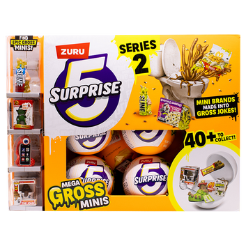 5 Surprise Mega Gross Minis Series 2 Mystery Capsule by ZURU (Styles Vary)
