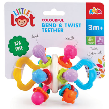 Little Lot Colourful Bend and Twist Teether