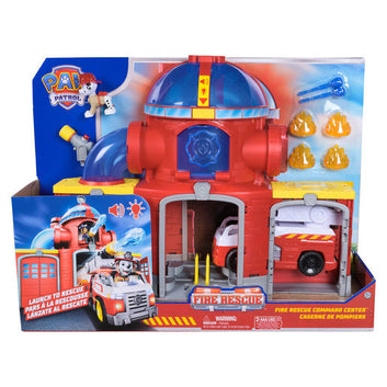 Paw Patrol Fire Rescue Command Center Playset