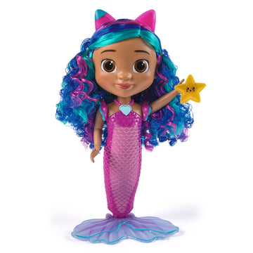 Gabby's Dollhouse Sing and Shine Mermaid Gabby Doll The Movie