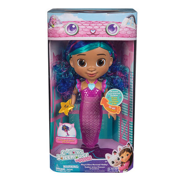 Gabby's Dollhouse Sing and Shine Mermaid Gabby Doll The Movie