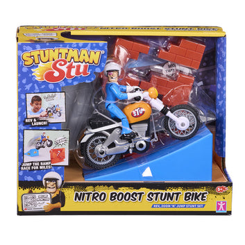 Stuntman Stu Nitro Boosh Stunt Bike Playset
