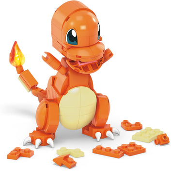 Pokemon Mega Charmander Build and Show Construction Set