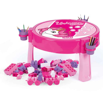 Dolu - Unicorn Activity table 100pcs Jumbo Blocks 2572