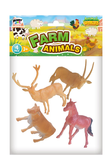 Animal Worldz Farm 6 Inches 4PCS