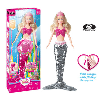 Power Joy Leila Flippable Mermaid (Color Vary)