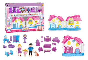 Power Joy Play Home My Happy Family House Set Battery Operated