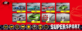 Power Joy Rc Super Sport 1/14 Bpc Battery Operated (Styles Vary)