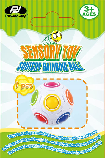 Fidget Toy Squishy Rainbow Ball