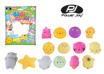 Power Joy Squish Squish Animal Mini 4 In 1 (Styles Vary)