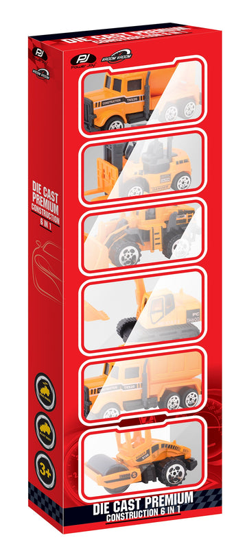 Power Joy Die Cast Premium Construction 6 In 1