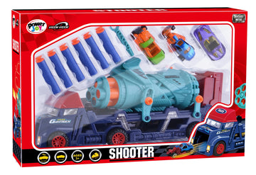 Power Joy - Vroom Vroom Diecast Shooter - 11 Pcs
