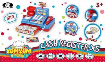 Power Joy Yum Yum Cash Register Grocery Toy Battery Operated (Styles Vary)