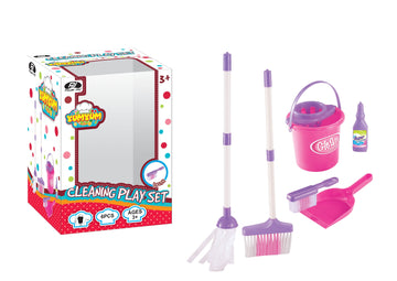 Power Joy - Yumyum Cleaning Play Set - Pink