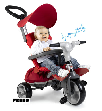 Feber Trike Baby Plus Music Prime Red