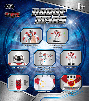 Power Joy RC Robot Mars English-Arabic Battery Operated (Styles Vary)