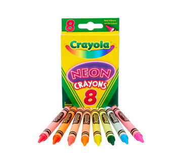Crayola Neon Crayons - 8 Count